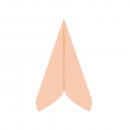 800 Stk. Airlaid Servietten Premium 40 x 40 cm 1/4 Falz champagner